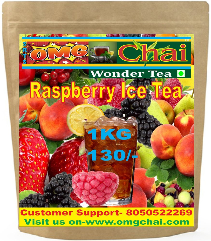 OMG Chai 12 Months Raspberry Ice Tea, 25 Kg, Bag