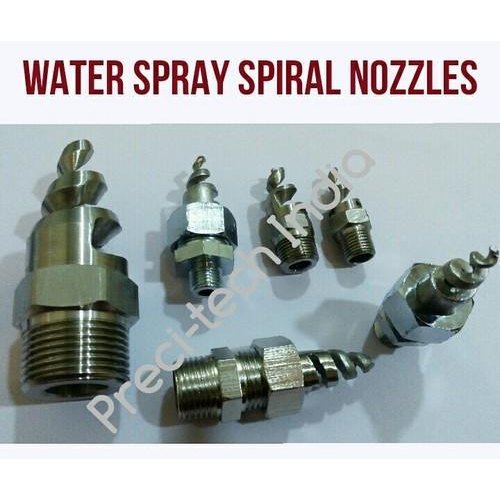 Stainless Steel 1/4 inch Water Spray Spiral Nozzles, For Industrial, Pipe Size: 1 inch