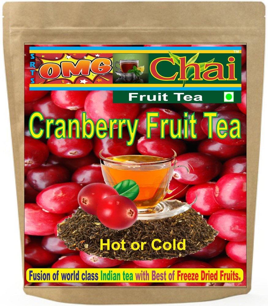 OMG Chai Cranberry Fruit Tea, 25kgs, Granules