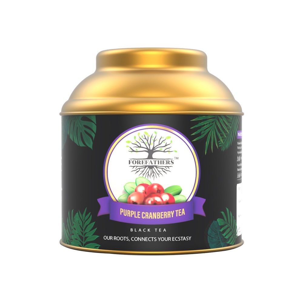 Purple Cranberry Tea, Leaves, Packaging Type: Tin