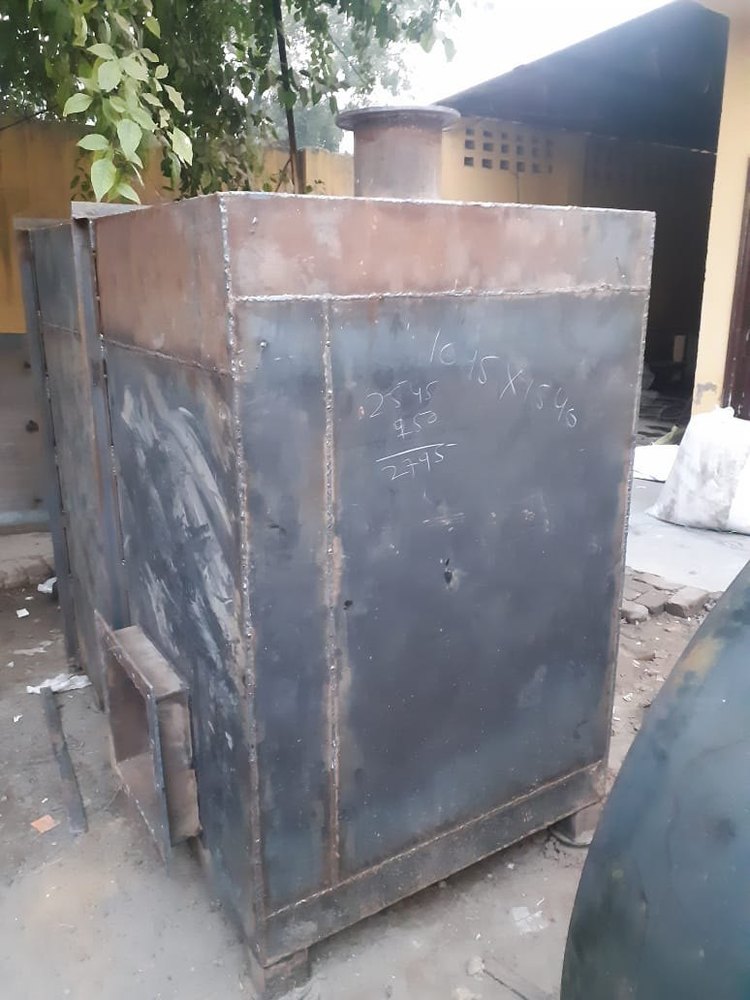 Mild Steel Industrial Biomass Pellet Burner Boiler, Electric