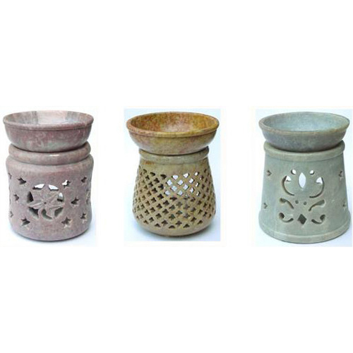 Soapstone Polished Oil Burner