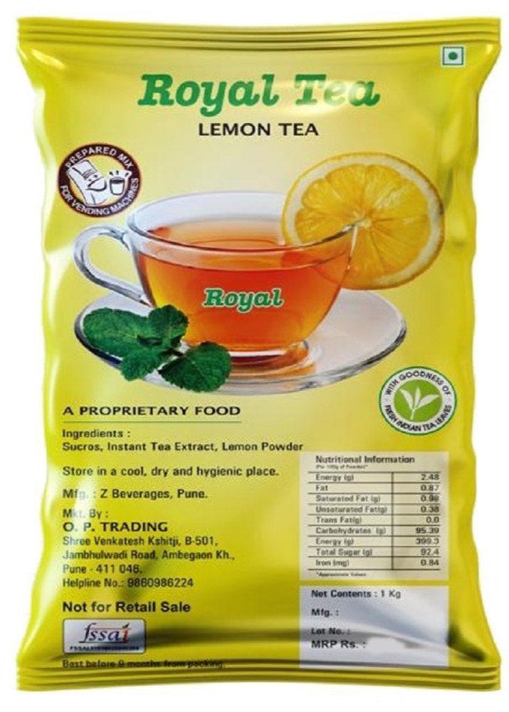 Royal Lemon Tea, Packaging Size: 1 kg