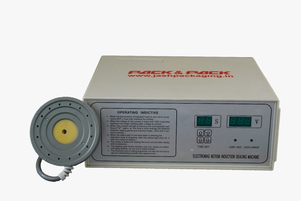 Plastic Mild Steel Foil Sealing Machine, Capacity: 0 to 15 min, Packaging Type: Box