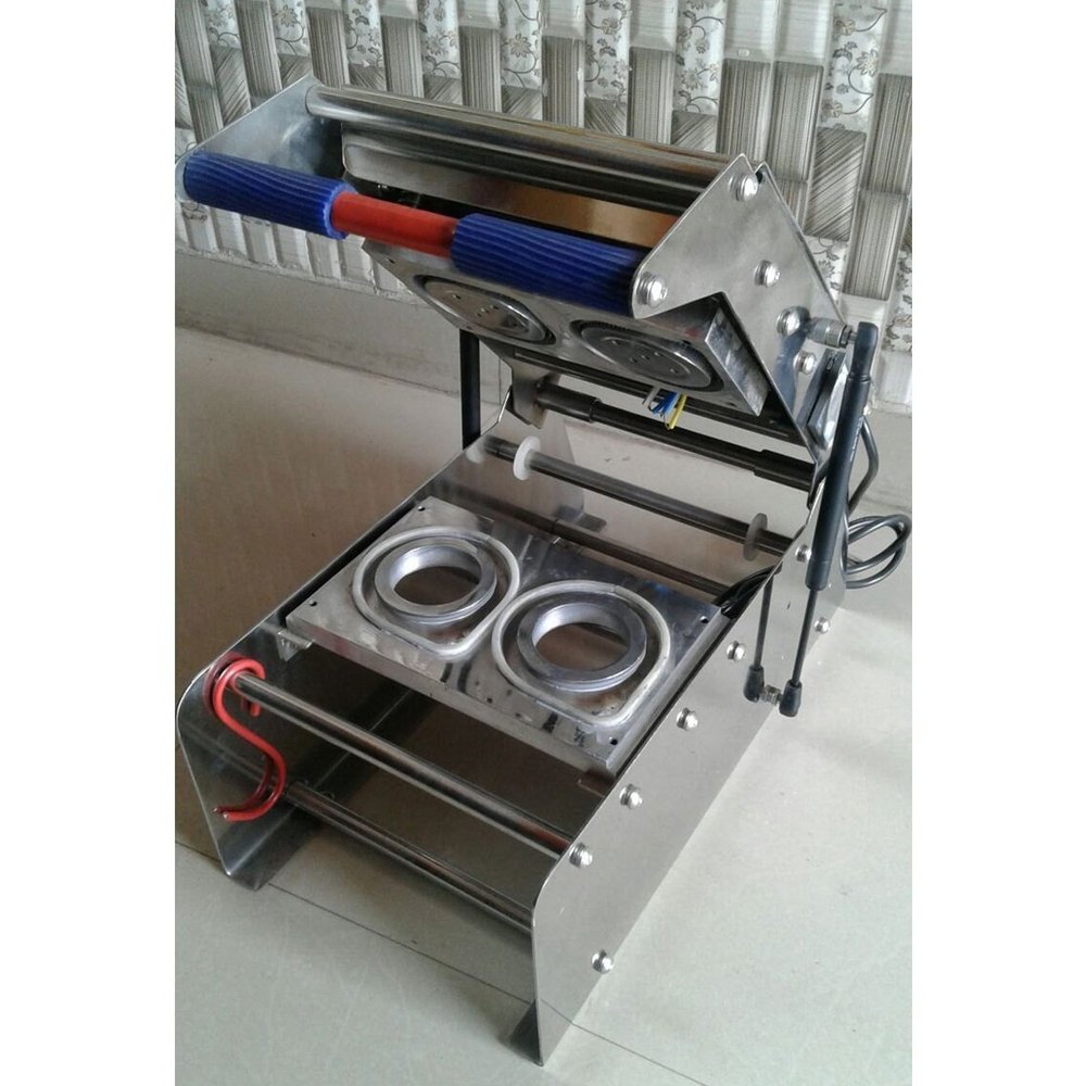 Shree Shyam Polyethylene 650 W Glass Sealing Machine, Capacity: 350 Glass/Hour, Model Name/Number: Ssi 80 Double