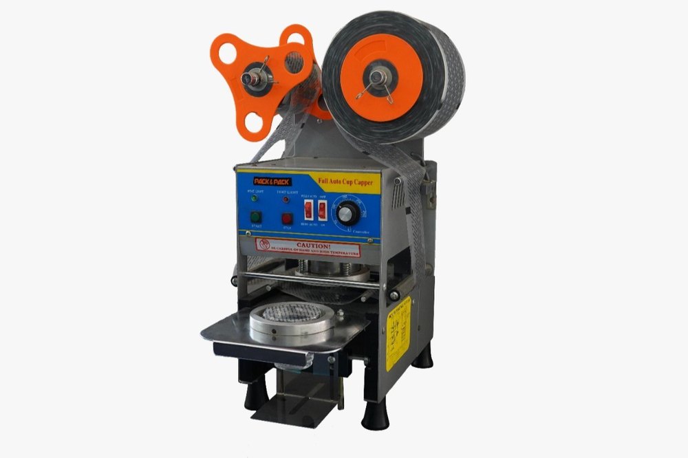 Mild Steel Plastic Glass Sealing Machine, Voltage: 220V