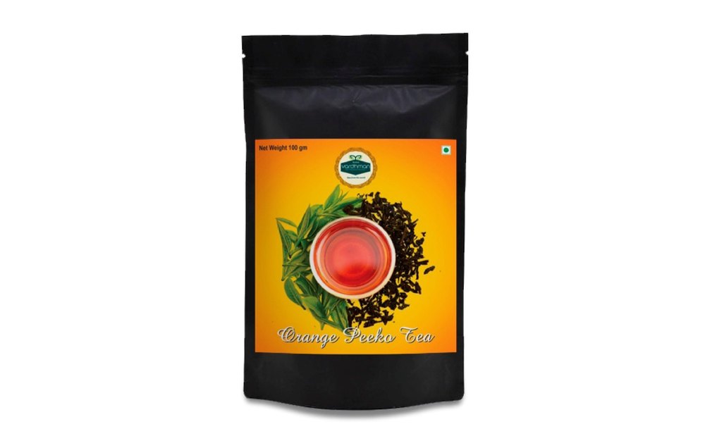 100gm Orange Peeka Tea, Packet, Leaves