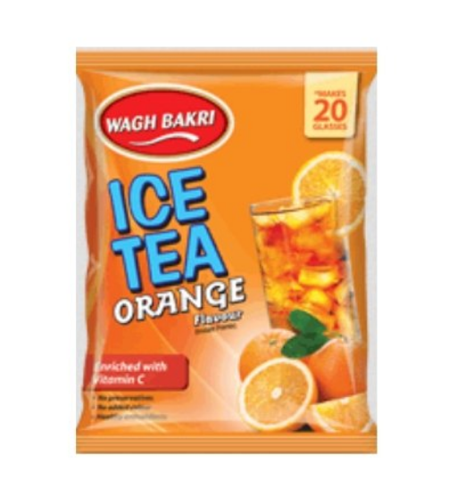 Wagh Bakri Ice Tea Orange, Packaging Type: Pouch