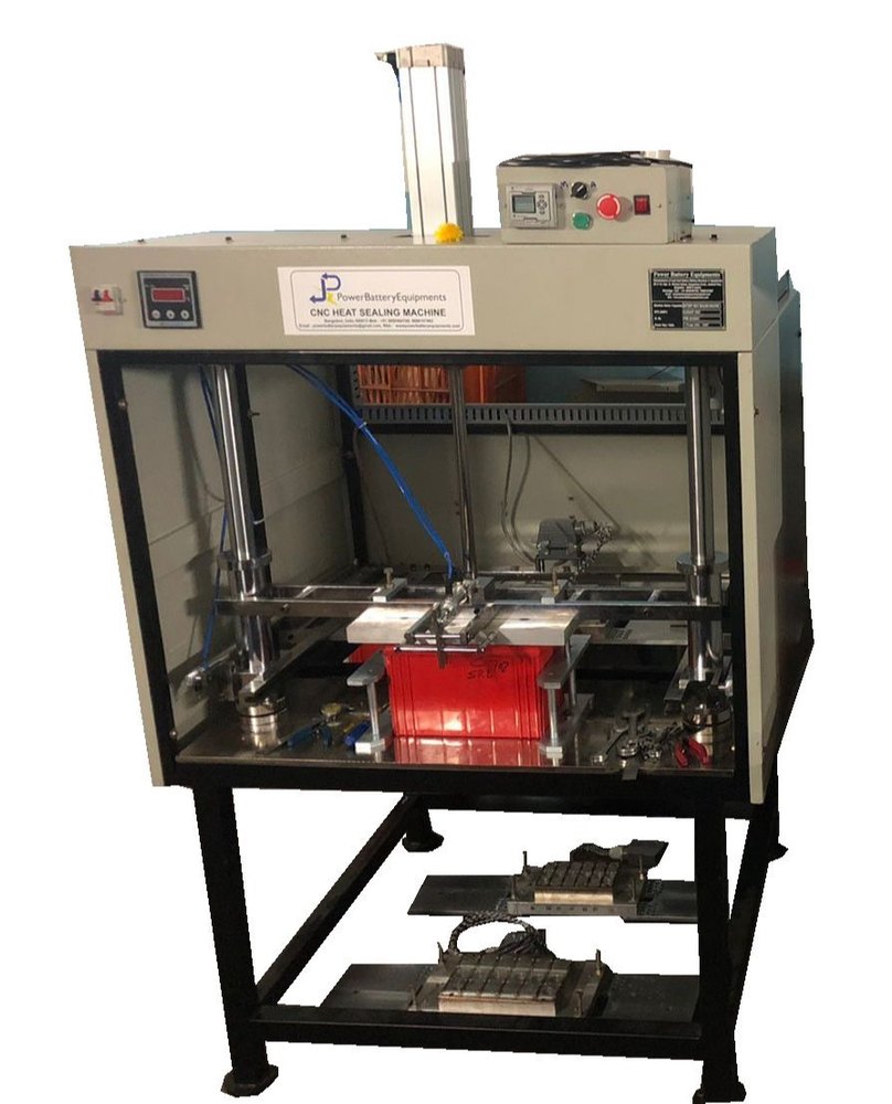 Automatic Battery Heat Sealing Machine, Voltage: Single, Capacity: 300 Batteries /Shift