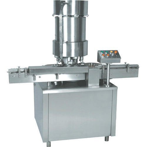 KV KVTECH Automatic Vial Cap Sealing Machine, Capacity: 0-500 pouch per hour