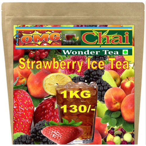 OMG Chai 12 Months Strawberry Ice Tea, 1 Kg