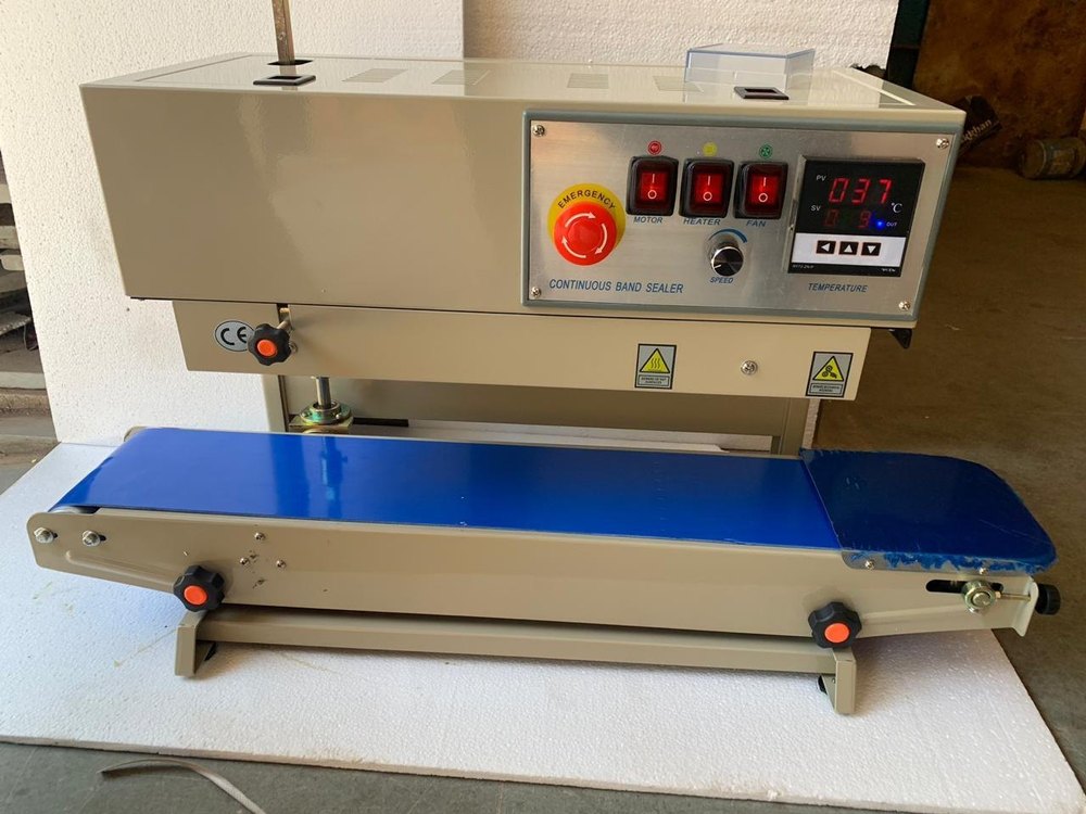 AD industries Plastic Seal Machines, Voltage: 230v, Capacity: 0-500 pouch per hour