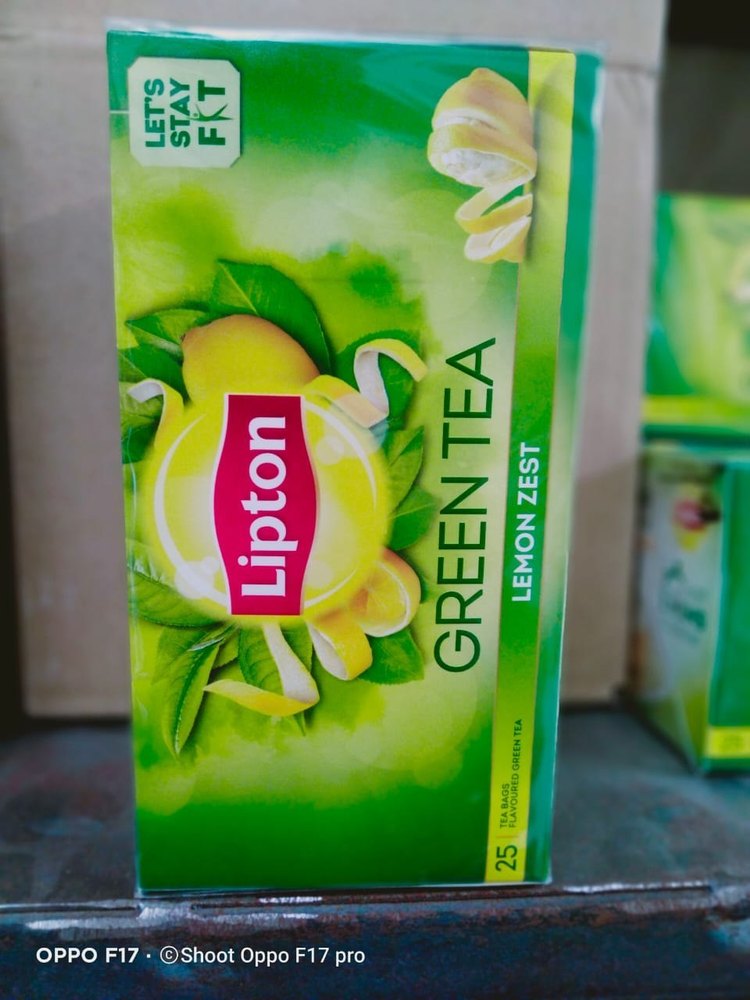 Lemon Lipton Green Tea Bag, Packaging Size: 25 Bah