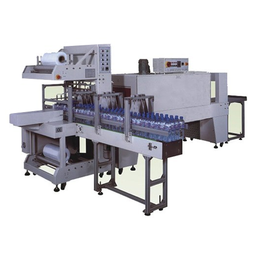 ASN Mild Steel Web Sealing With Shrink Tunnel Machine, Capacity: 8-10 Pack Per Min, 15-18 Kw