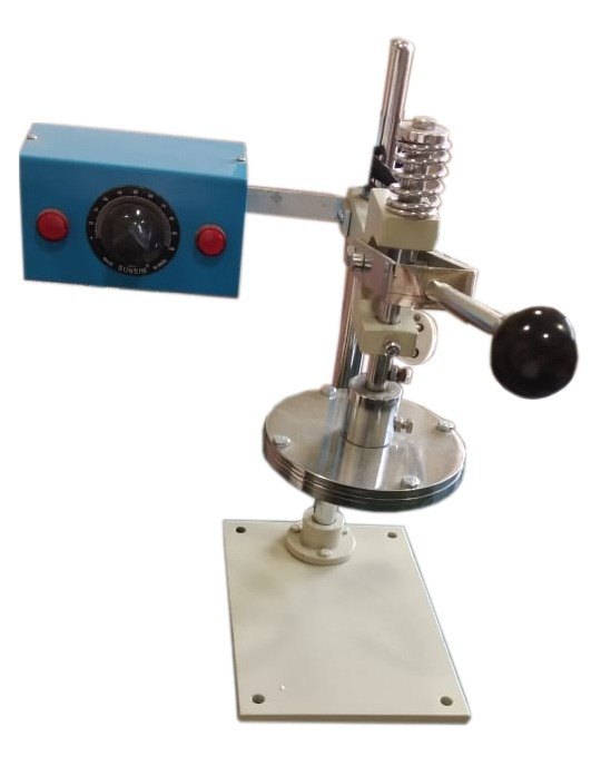Sujyot Plastic Glass Lid sealing machine, Voltage: 230VAC, Capacity: 0-500 pouch per hour