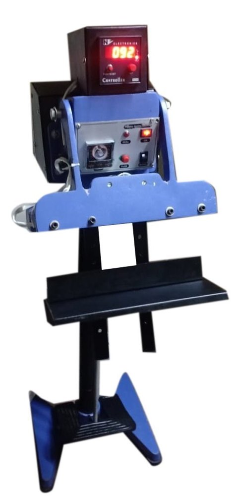 Cosmetic Tubes Mild Steel Foot Operated Tube Sealing Machine, Capacity: 500 Tubes/ Per Hour, Model Name/Number: DPS/TSM-180