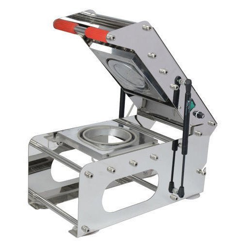 Stainless steel Round Cup Sealing Machine, Voltage: 230v Ac, Packaging Type: Manual