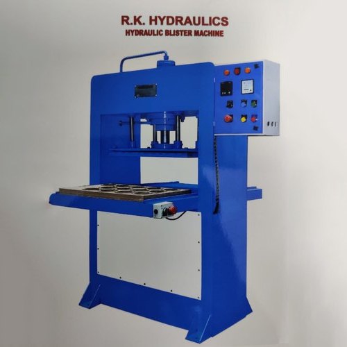 R.k. Hydraulics Mild Steel Hydraulic Blister Sealing Machine, Capacity: 125 pouch per minute, 380 V