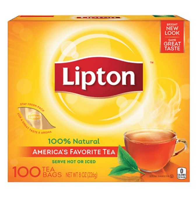 Lipton Black Tea, Packaging Type: Box