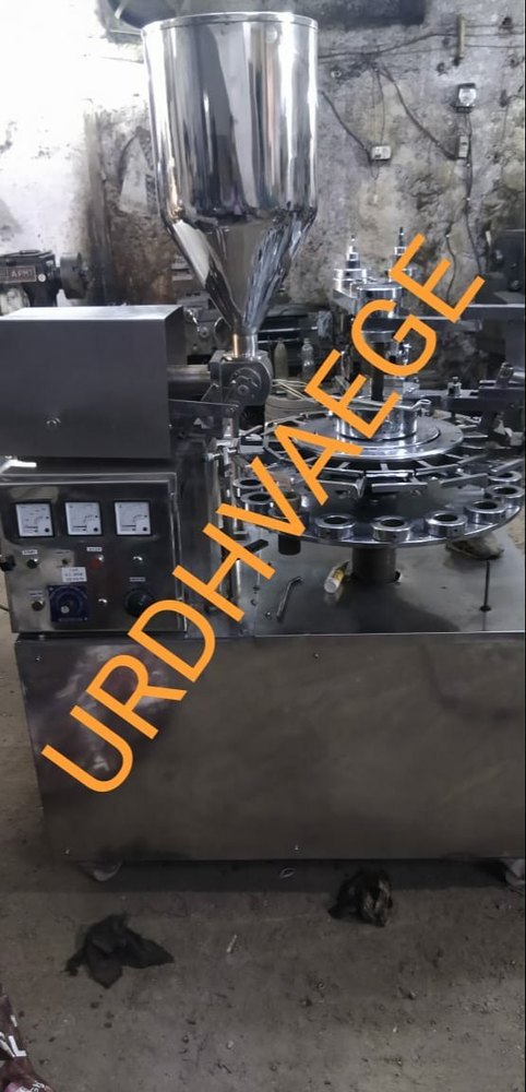 Urdhvaege Stainless Steel Tube Filling & Sealing Machine, Voltage: 415 V, Capacity: 5-500 Gms