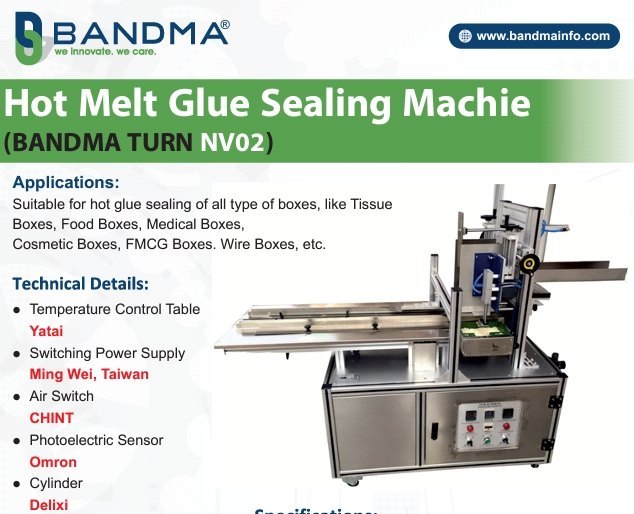 Rectangular Plain High Speed Hot Melt Glue Sealing Machine, Weight Holding Capacity (kg): <2 Kg