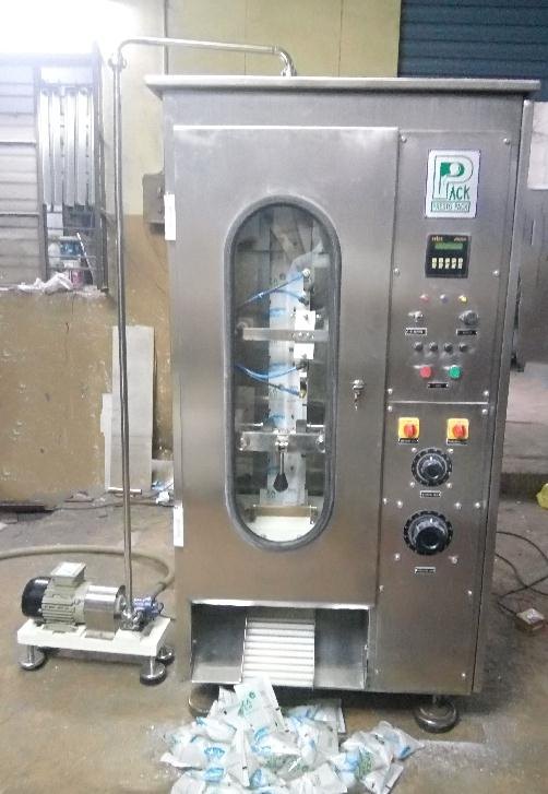 Presto Pack Edible Oil Pouch Packing Machine PP 1200 S-M, 230V 50 Hz To 415V 50 Hz