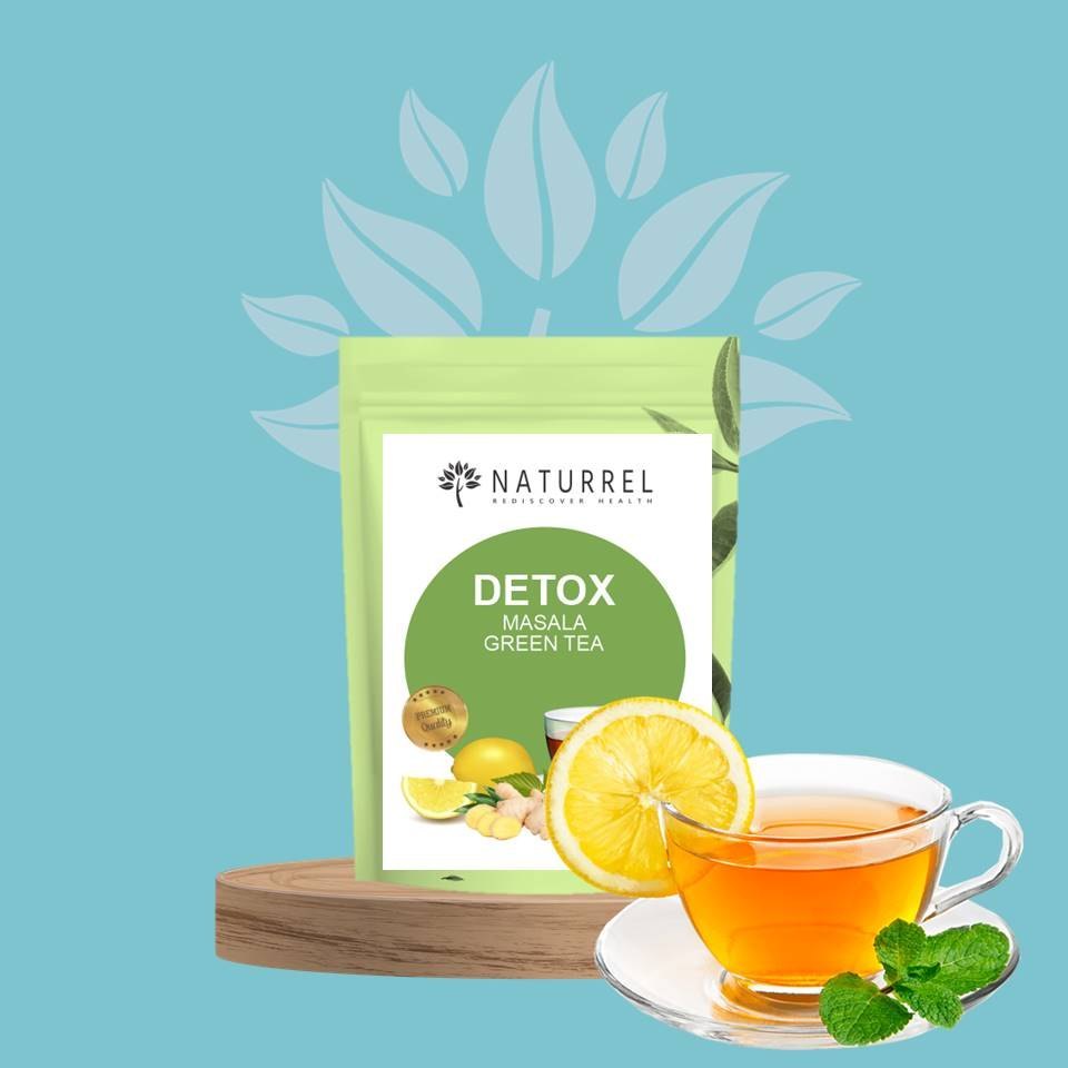 Masala Detox Green Tea Desi Kahwa ( Pack of 2), Leaves, Packaging Type: Packet