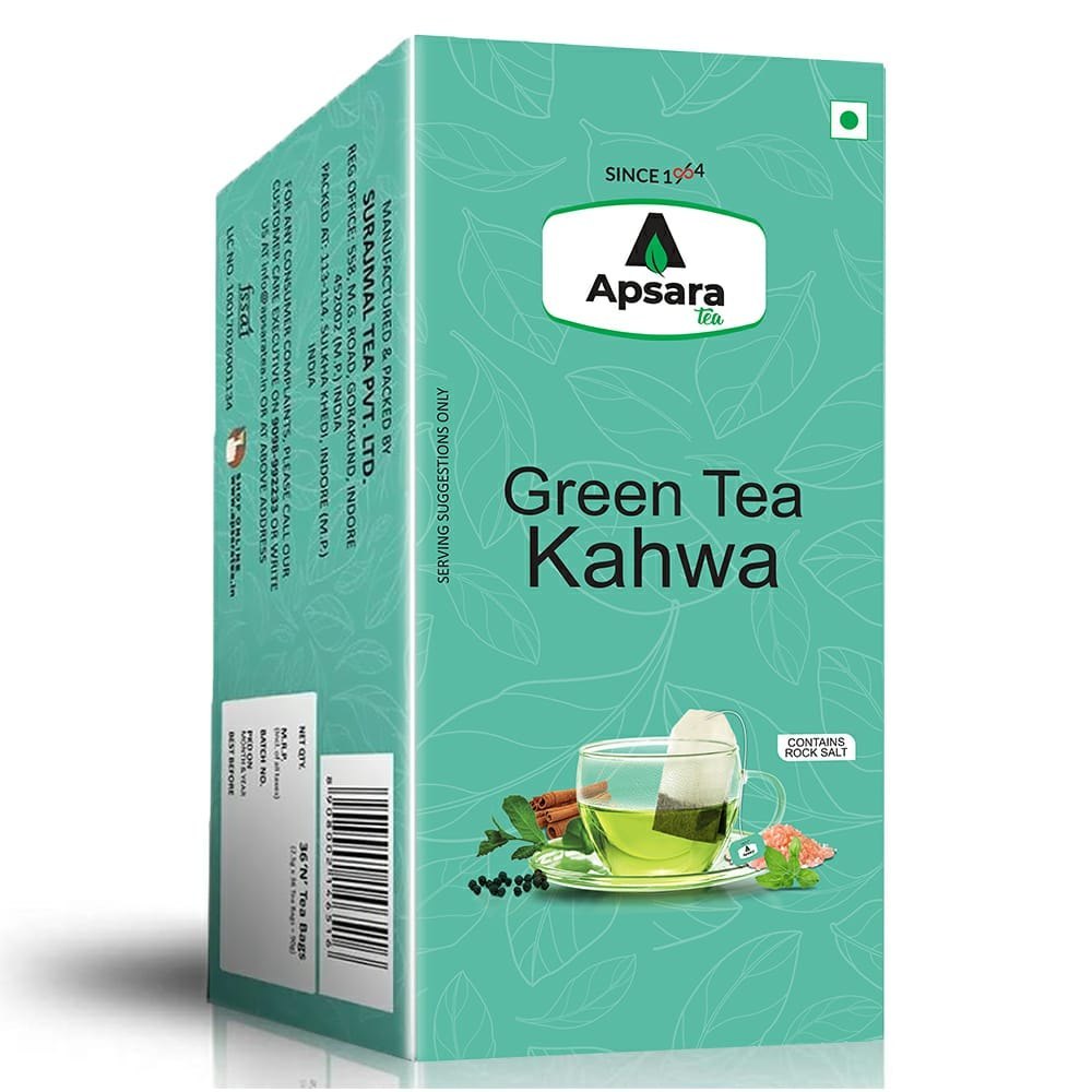 Apsara Green Tea Kahwa, Packaging Type: Pack