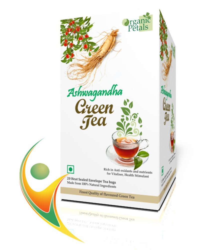 Herbal Ashwagandha Green Tea, Leaves