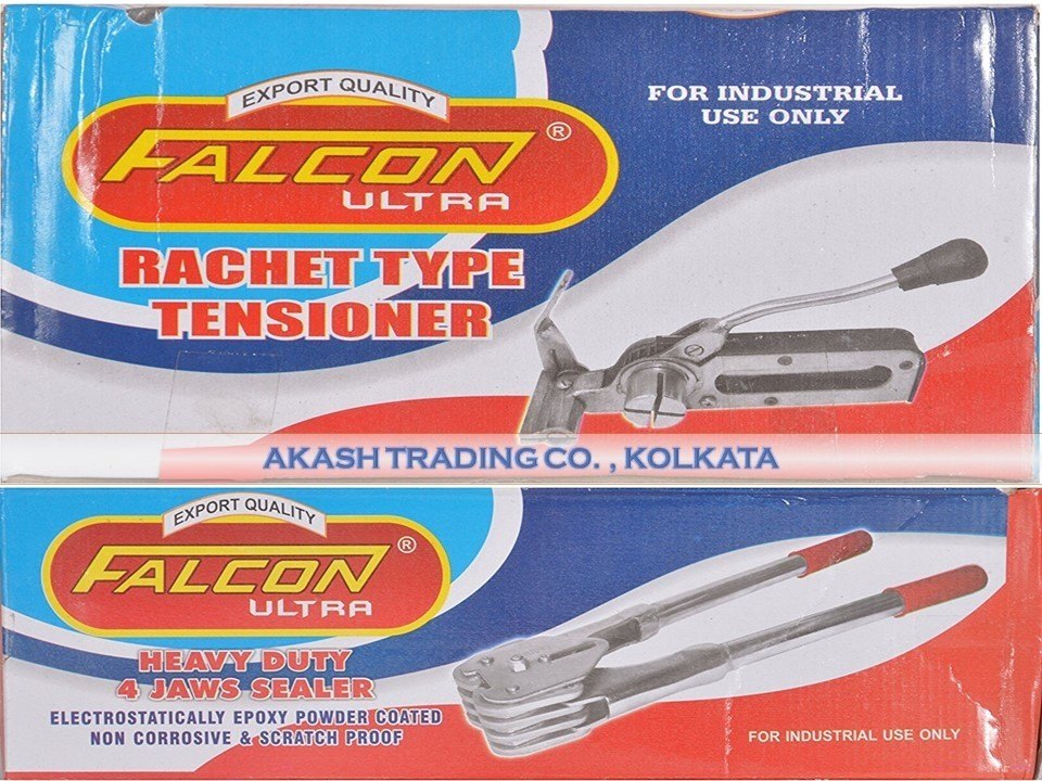 Falcon 4 Jaw Sealer & Tensioner (Rachet Type) Carton Packing