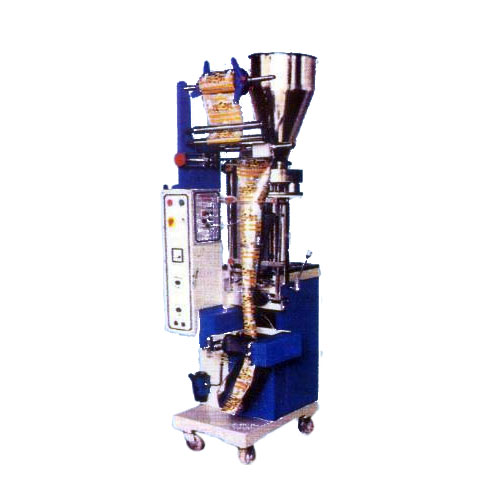 SS Cup Filler FFS Center Sealing Machine, For Powder and granuels, Capacity: 2000-3000 pouch per hour