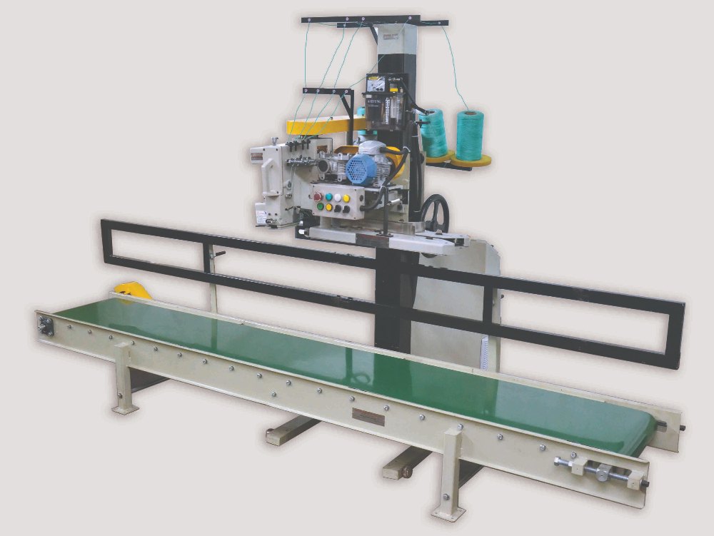 Gabbar Tech Automatic Column Conveyor Bag Closing Machine