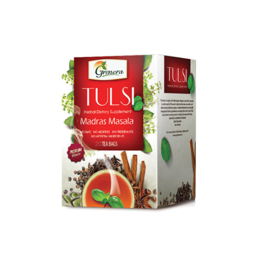 Grenera Herbal Tulsi Madras Masala Chai, Leaves