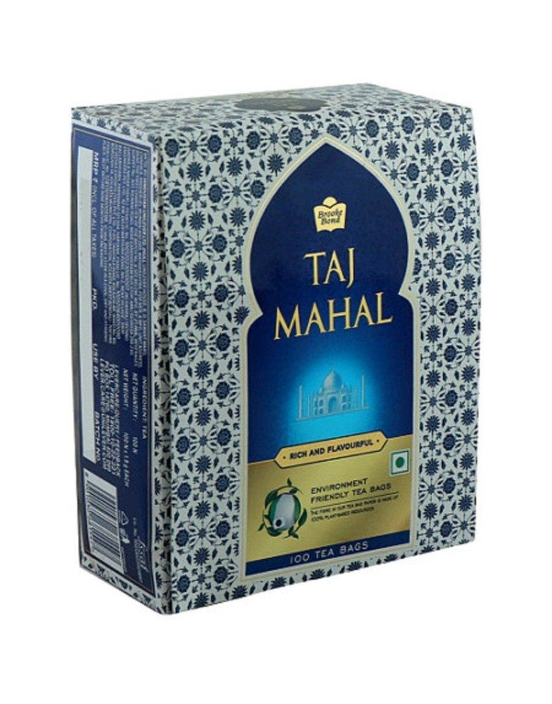 Black Brooke Bond Taj Mahal Tea Bags, Pan India, Packaging Size: Box