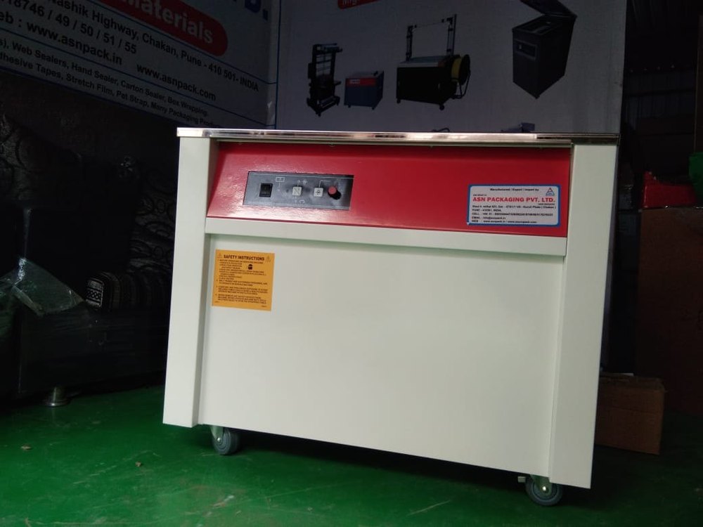Mild Steel Single Phase Semi Automatic Strapping Machine, For Industrial