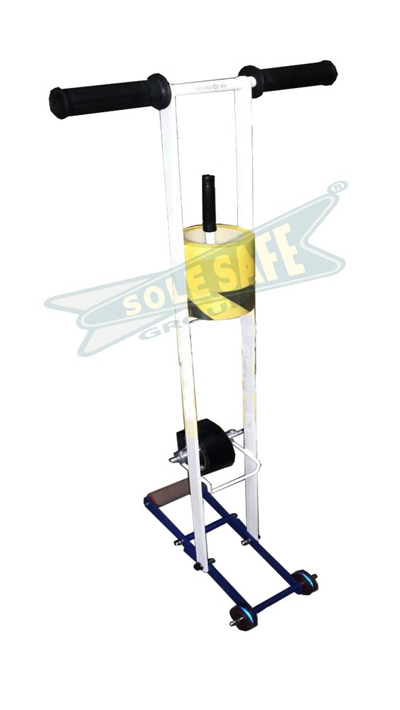 White Floor Tape Applicator Machine