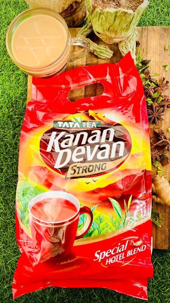 Blended 1kg Kanan Devan Strong Tata Tea, Powder
