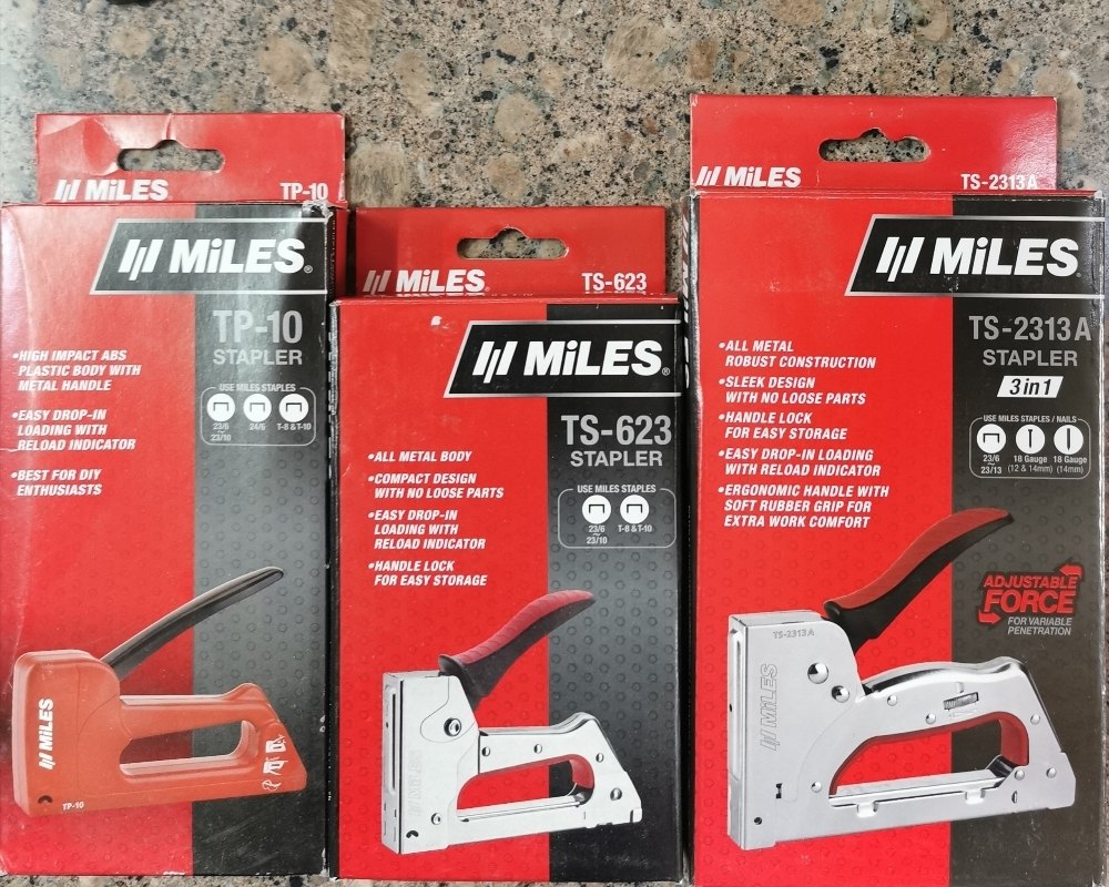 Miles manual stapler