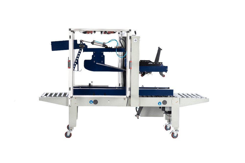 PACKRIGHT Carton Sealing Machine with Flap Folding, Model Name/Number: Pr Fj3a, 1p 220v 50 Hz European Plug