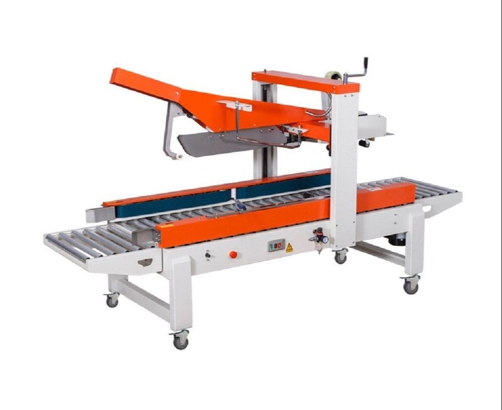 Flap Folding Carton Sealing Machine, Automation Grade: Semi-Automatic, 180Kg