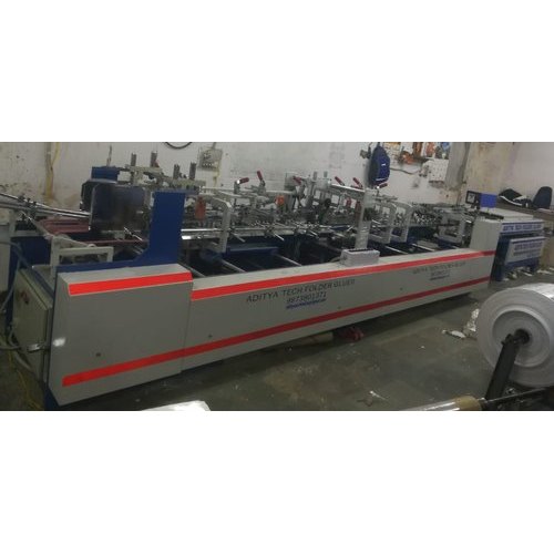 Aditya tech High speed Carton Folder Gluer Machine, At - 3001, Capacity: 40000 Per Houre