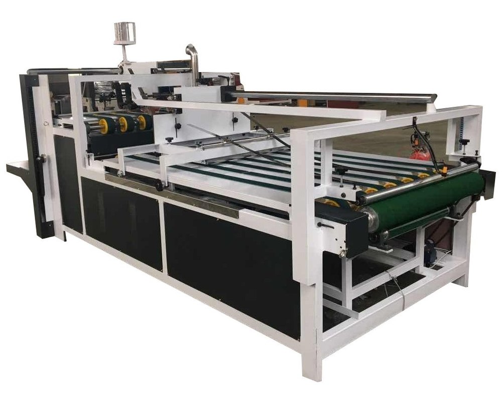 Mild Steel Carton Folder Gluer Machine, Capacity: 9000 Cartons Per Hour
