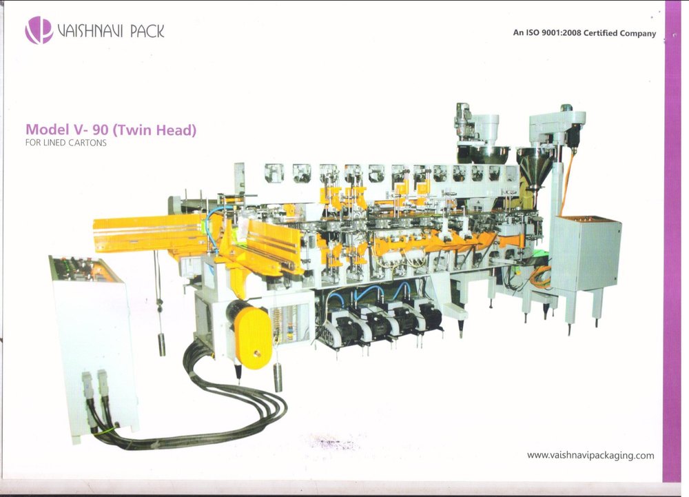 VP 80 Lined Carton Packaging Machine, Automation Grade: Semi-Automatic