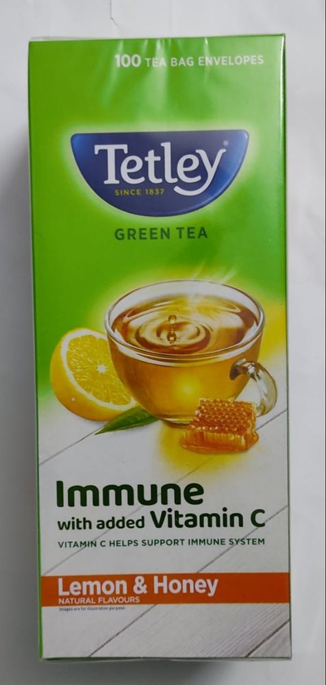 Tetley Green Tea Bags 100pc, Granules, Packaging Type: Packet