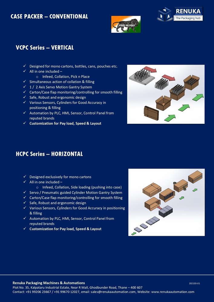 Automatic Case Packer