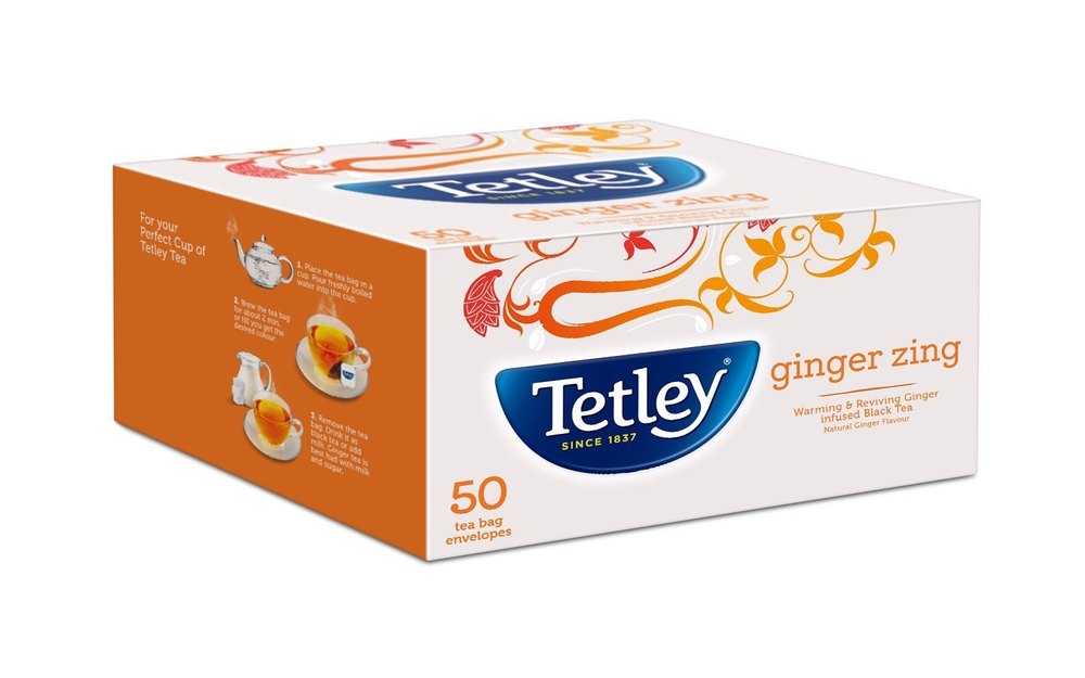 Tetley Green Tea Bag Lemon, Packaging Size: Pack Of 50 Bags