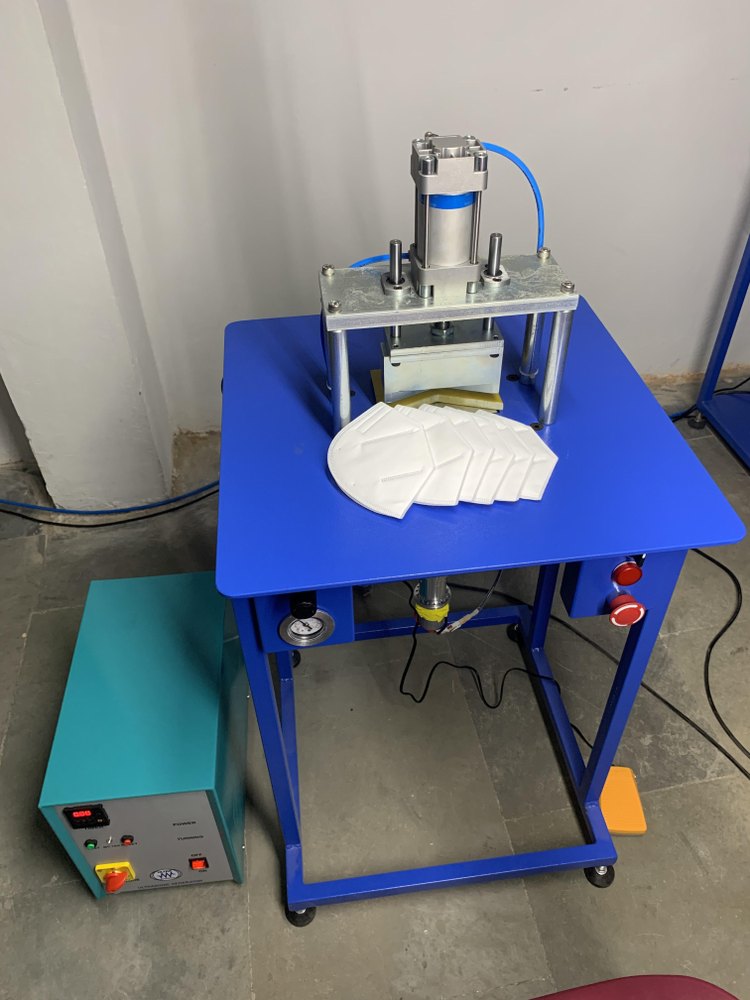 Ultra Autosonic Steel Edge Sealing Machine For N95 Mask, Voltage: Single Phase, Capacity: 0-500 Pouch Per Hour