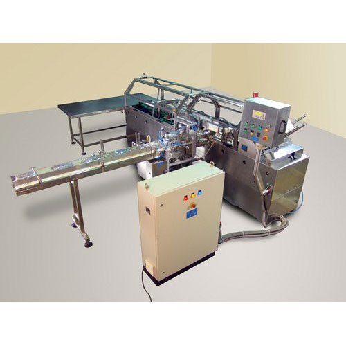 SS Horizontal Carton Packing Machine, Model Name/Number: Ups-sat-hc-01, Capacity: 40-45 Cartons Per Min