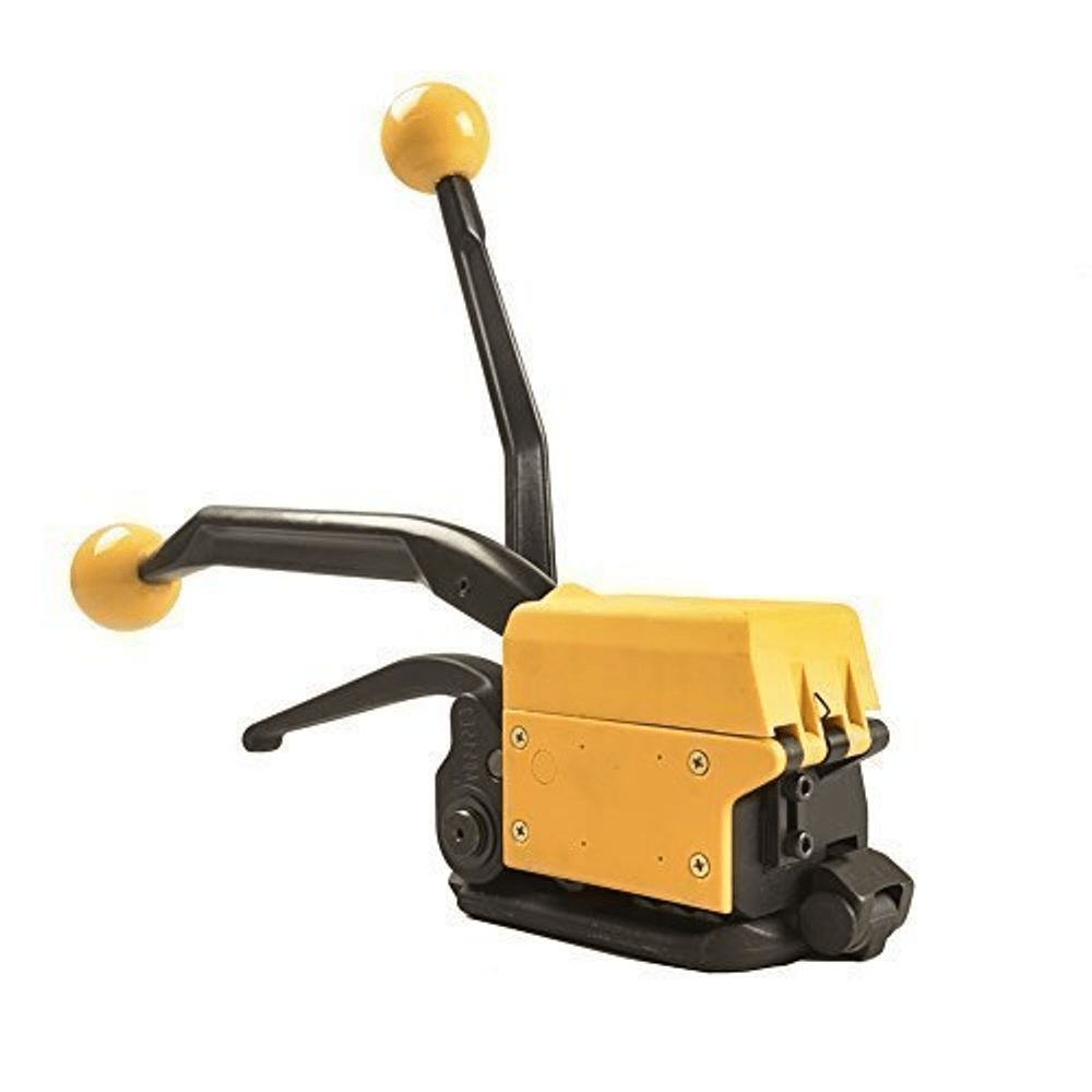 Yellow and Black Manual Sealless Steel Strapping Tool, Model Name/Number: Tajpack