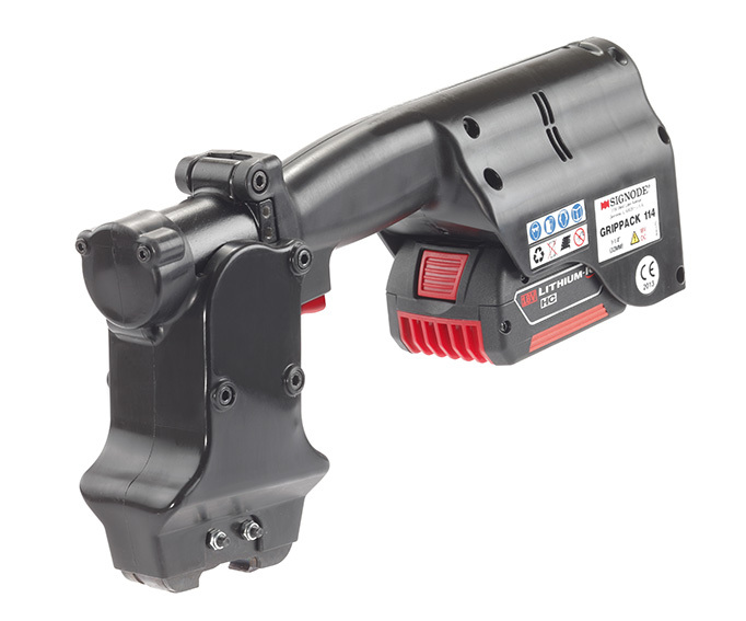 MIP Battery Powered 32mm Sealer for Steel Strap, Grippack 114T